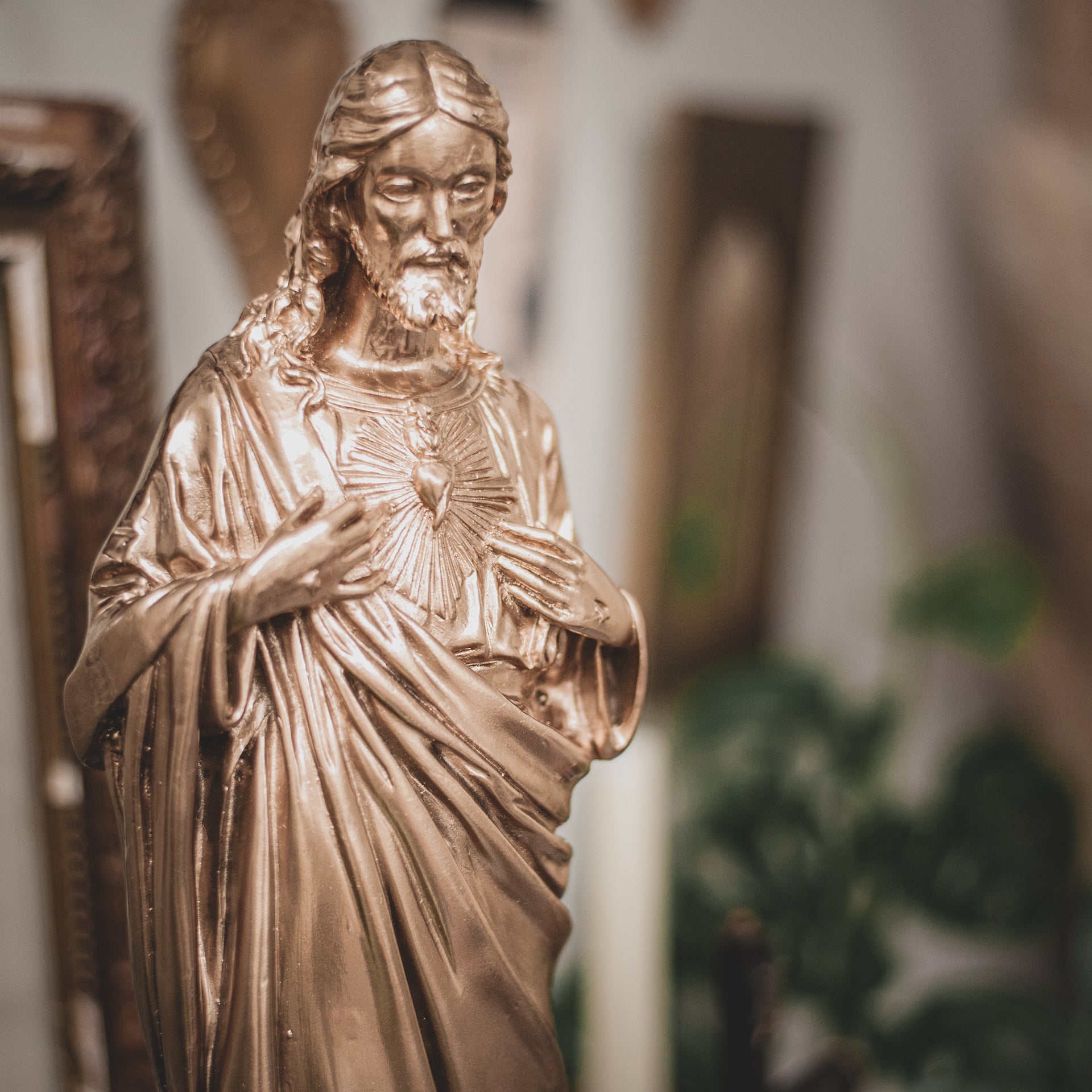 Jesus Wax Statuette