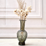 Head Smoky Vase