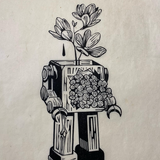 Flower Robot by Topsiturby