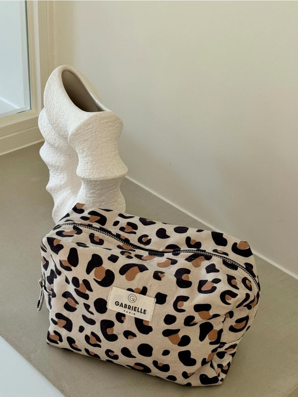 Leopard Toiletry Bag