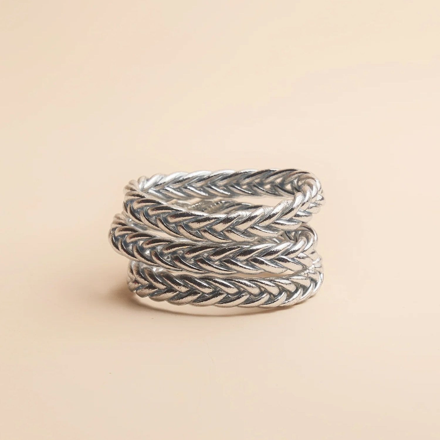 Kumali Braided Bracelet Silver