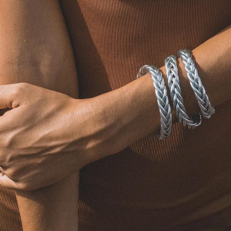 Kumali Braided Bracelet Silver