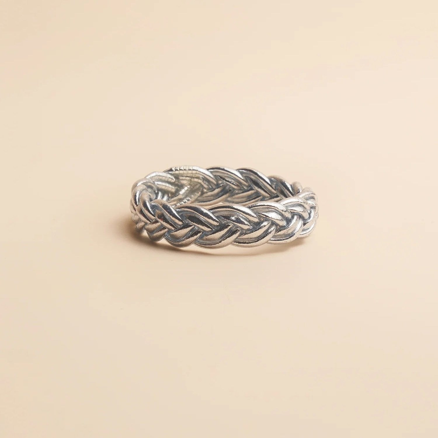 Kumali Double Braided Bracelet Silver