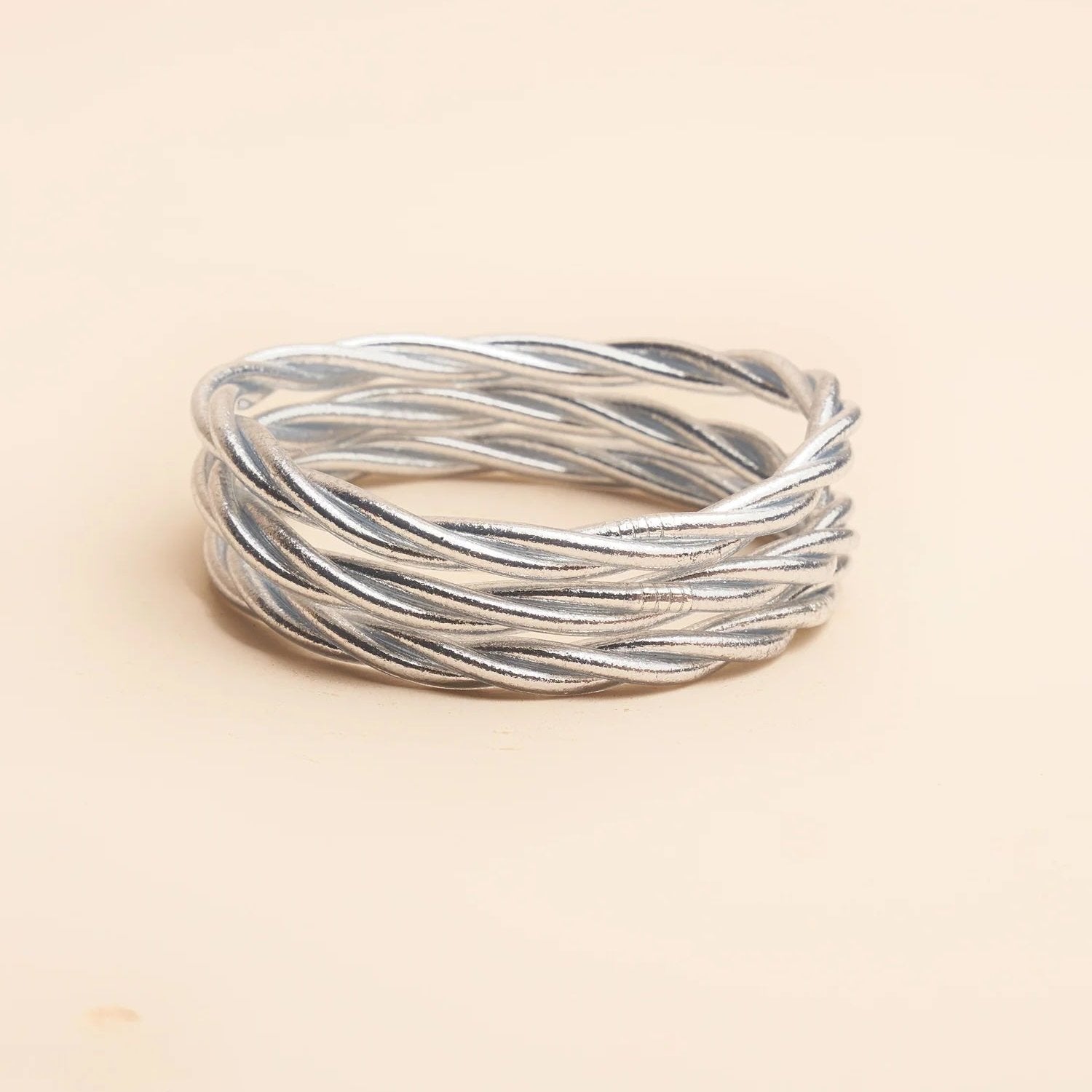 Kumali Twist Bracelet Silver