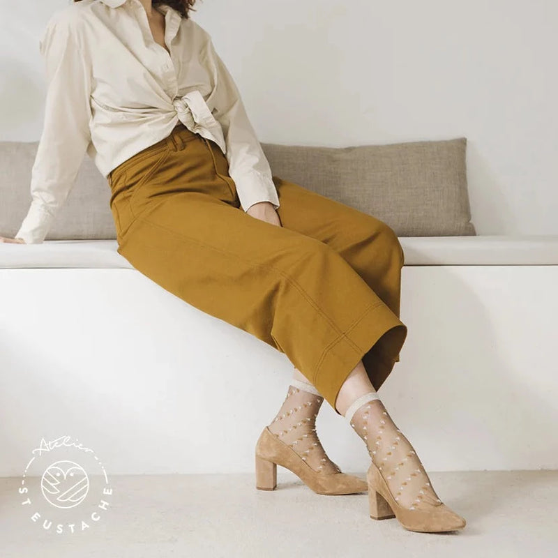 Thelas Beige Socks (Last Chance)